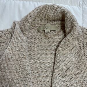 LOFT Women's Cream Sweater Vest